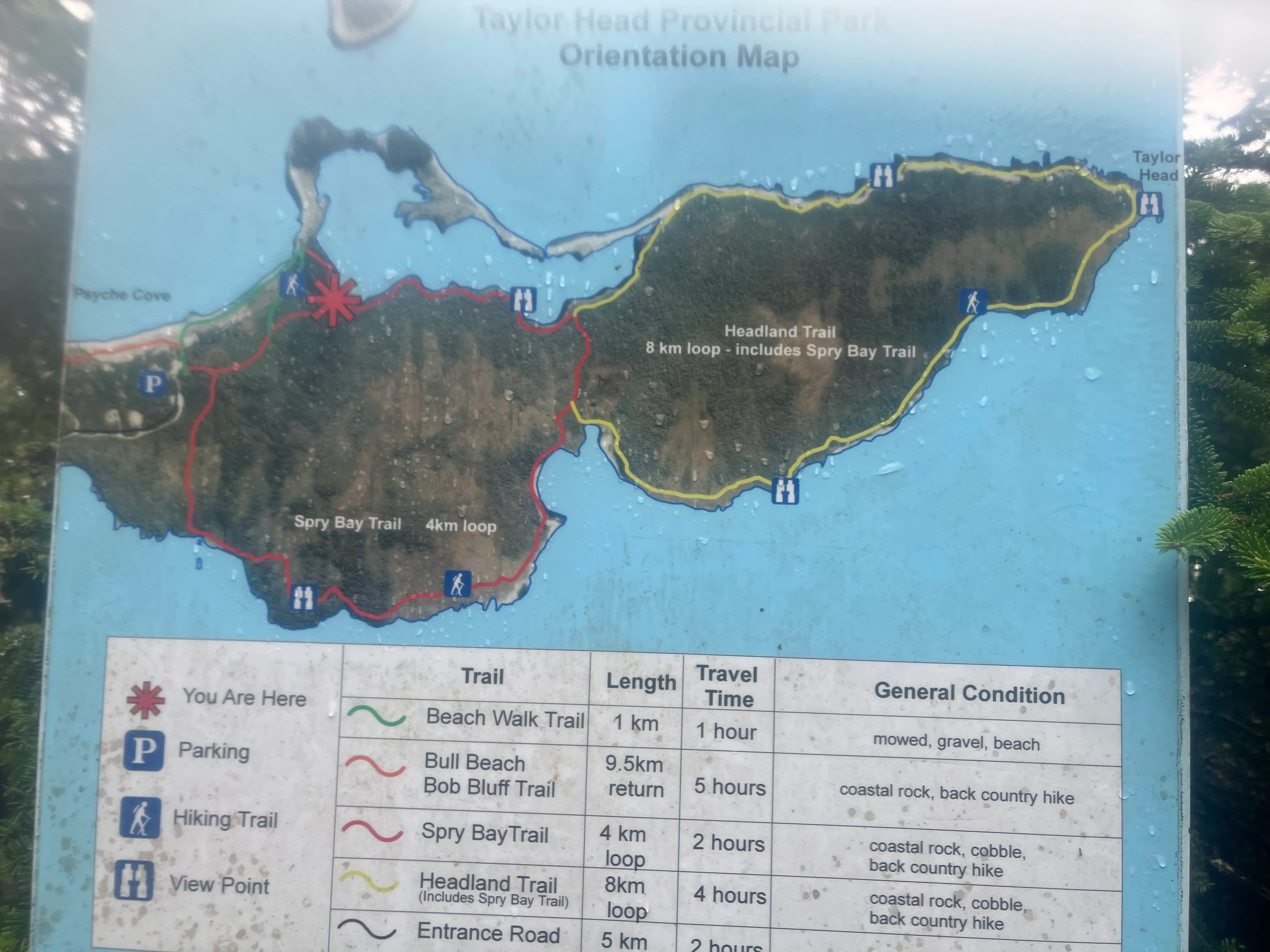 Spry Bay der schöne Ausblick