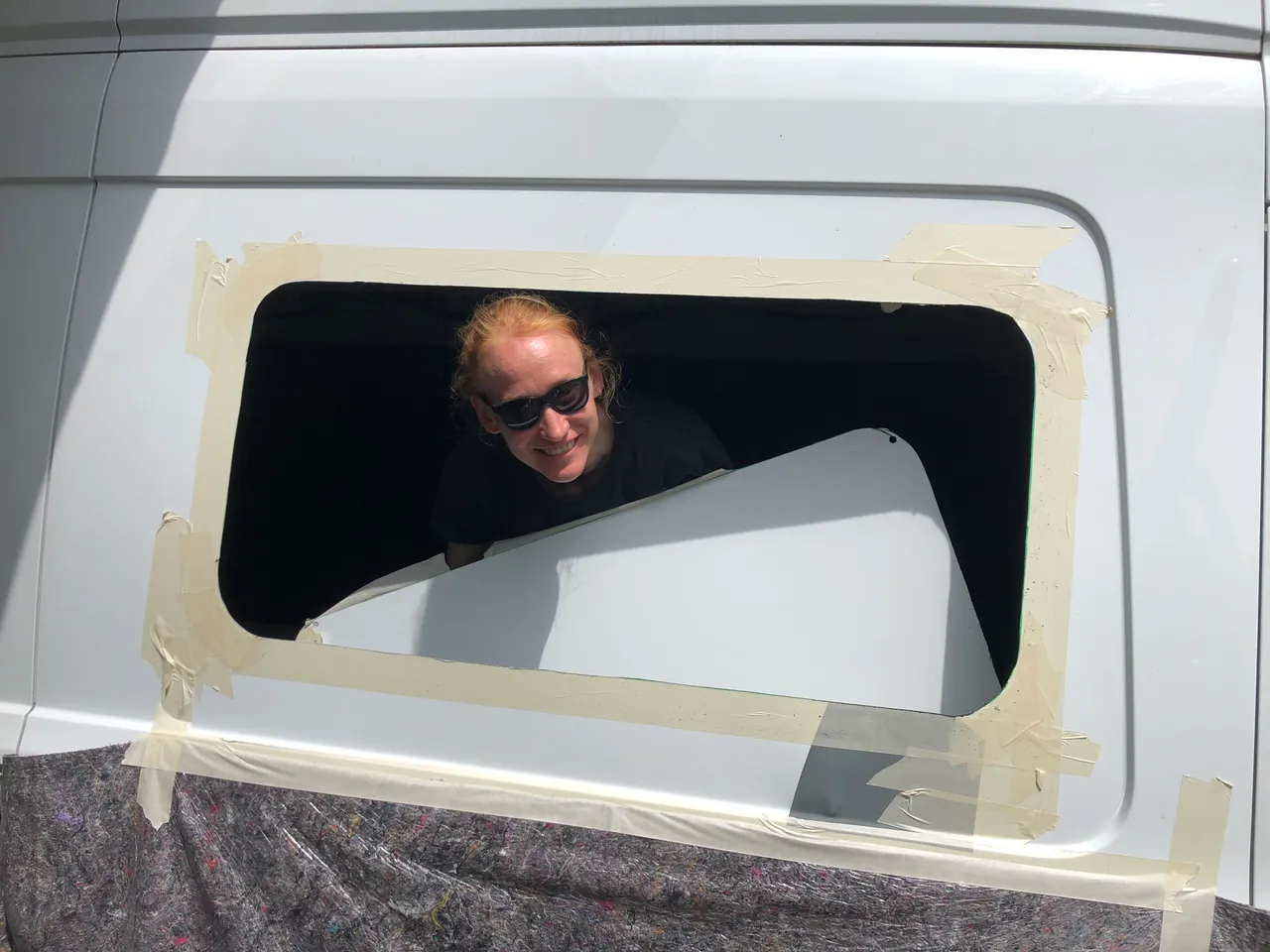 Der Panda noch ohne Flecken