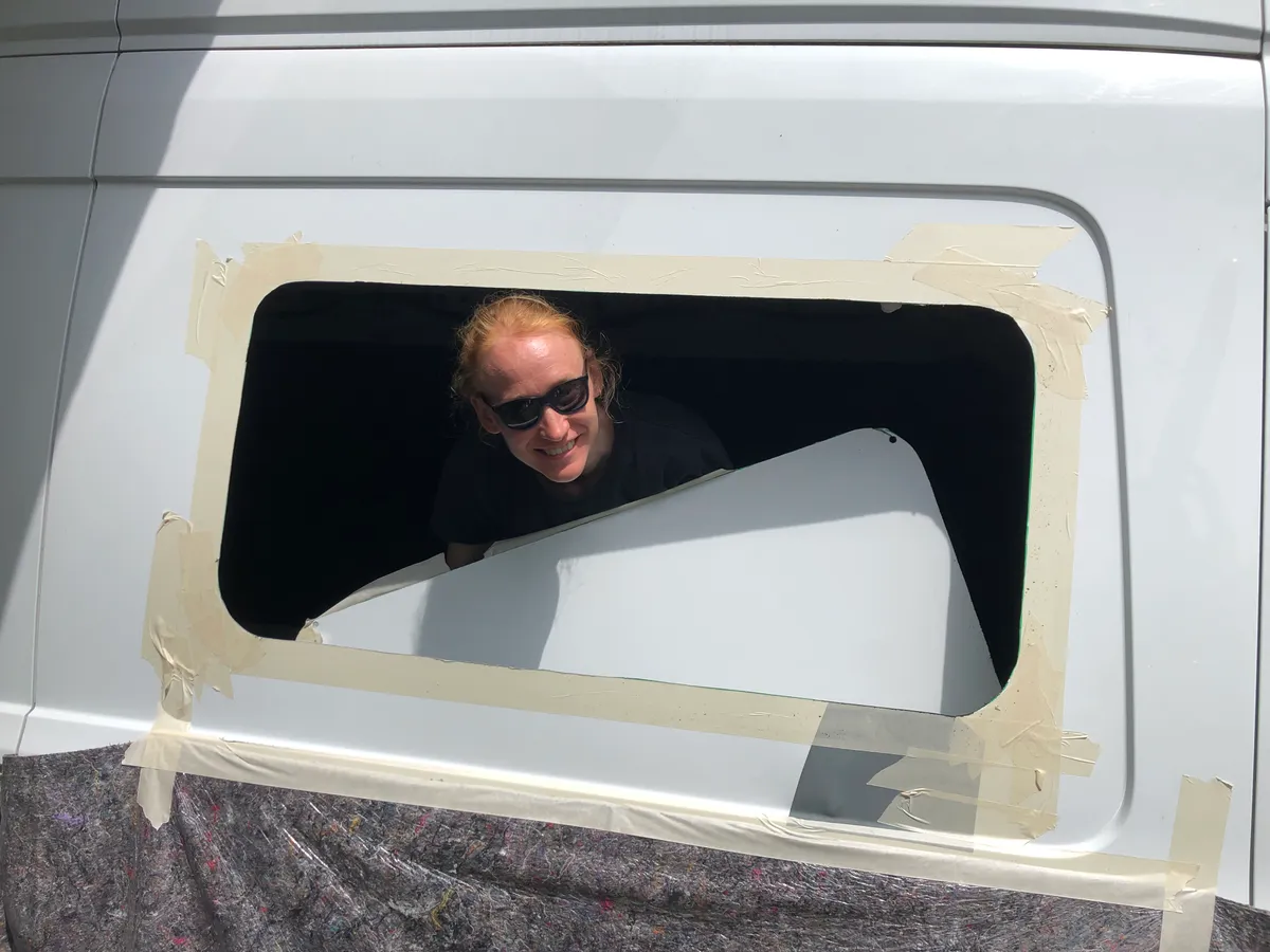 Der Panda noch ohne Flecken