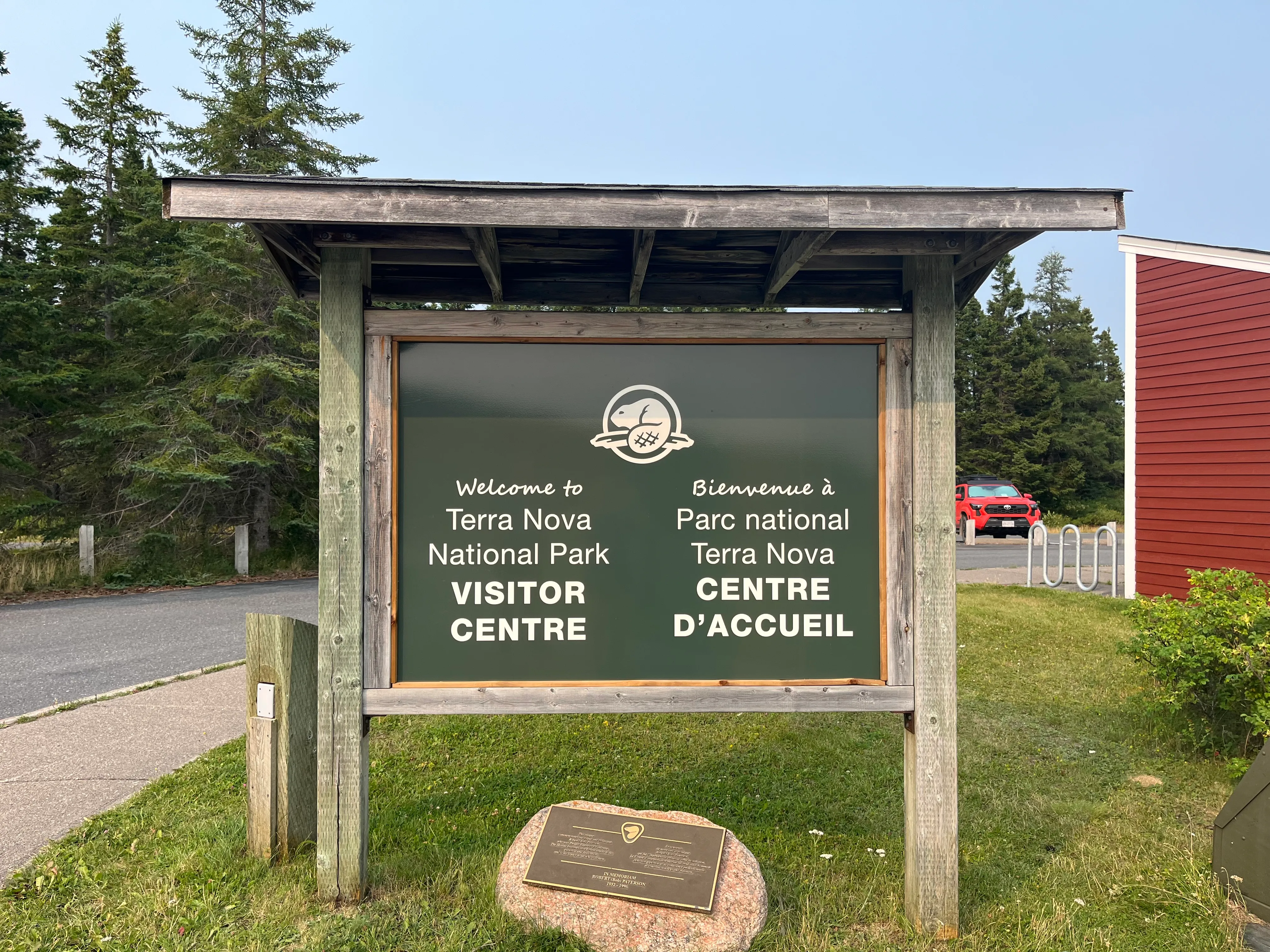 Schild Terra Nova National Park