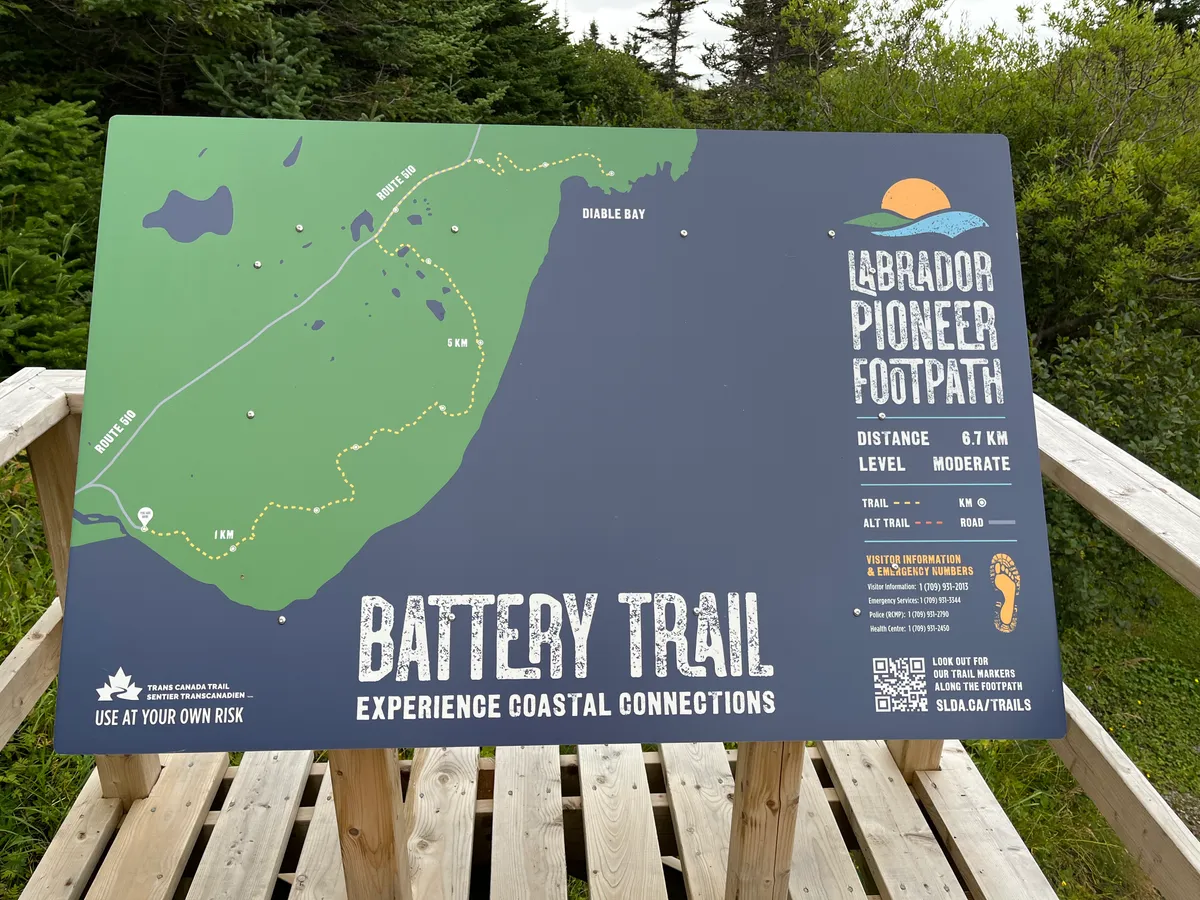 Pioneer Path Schild
